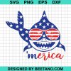 Merica Shark Svg