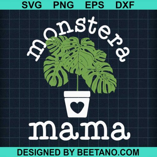 Monstera mama SVG