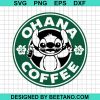 Stitch Ohana Coffee Logo Svg
