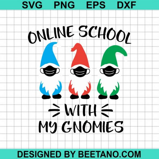 Online school with my gnomies SVG