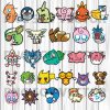 Pokemon Svg, Pokemon Bundle Svg, Pokemon Bunde Clipart, Pokemon Cutting File, Pokemon File For Cricut