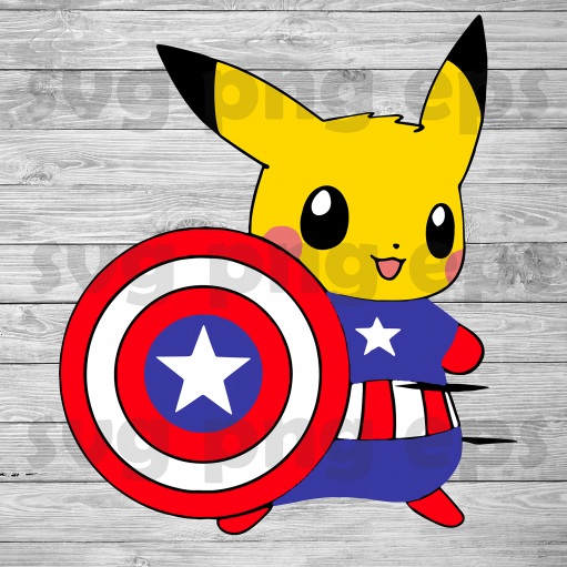 Captain America Pikachu