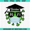 Senior 2021 Corona Svg