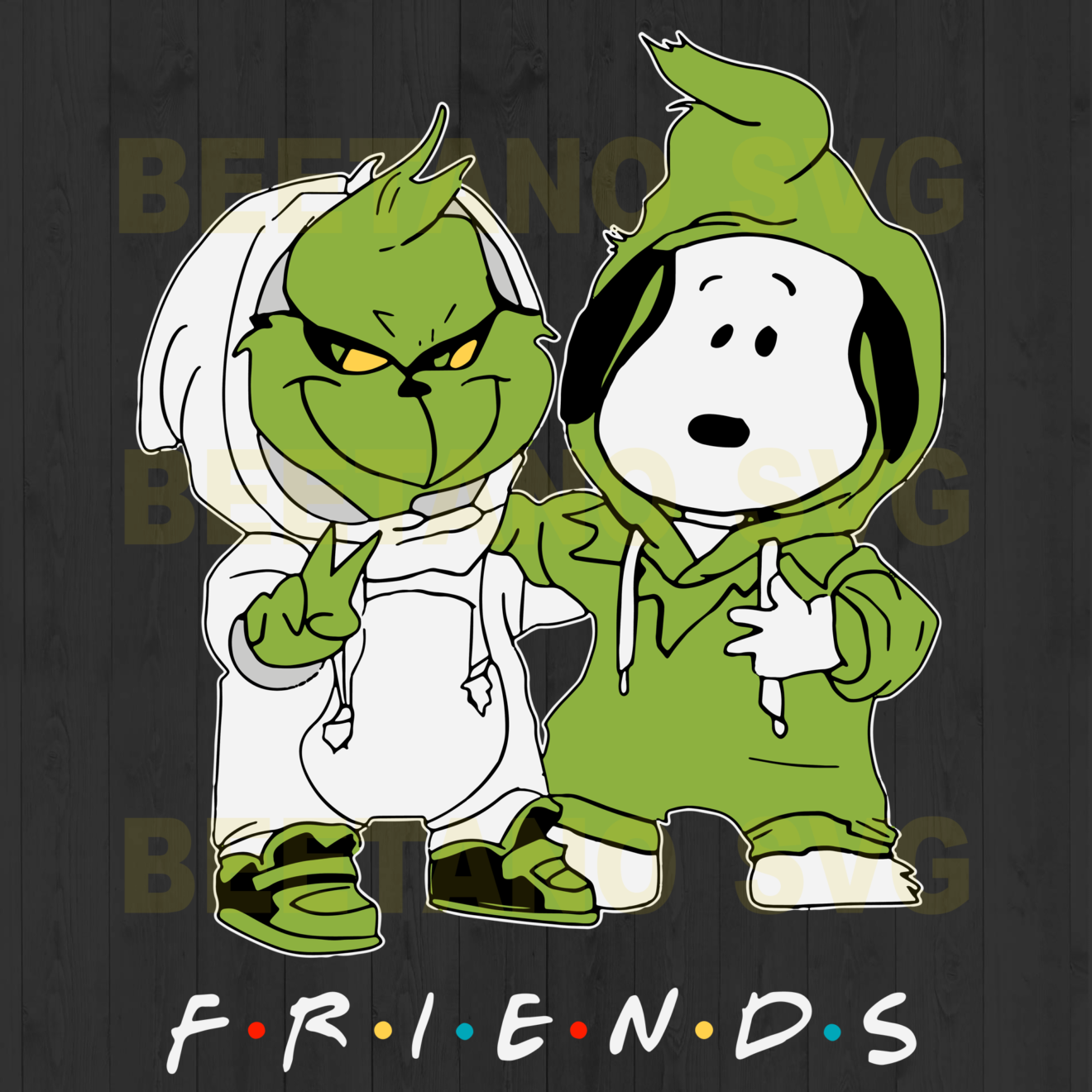 Grinch And Snoopy Friend