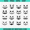 Pumpkin Halloween Bundle Face Svg