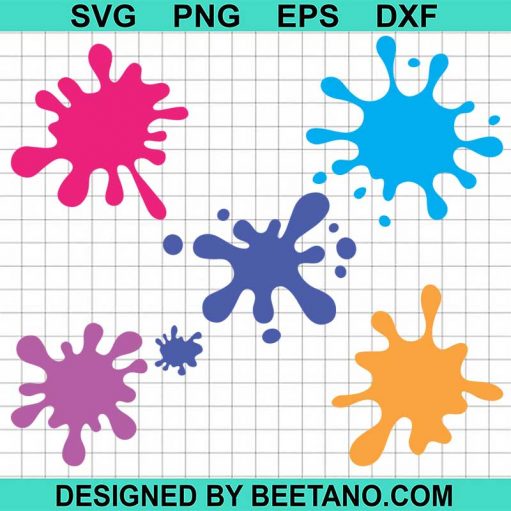 Paint Splatter Svg