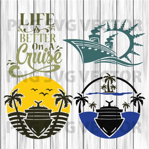 Life is better on cruise svg, cruise svg, cruise clipart, beach svg, beach clipart, life is better on cruise cutting file