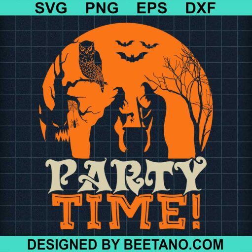 Party Time Halloween Time SVG