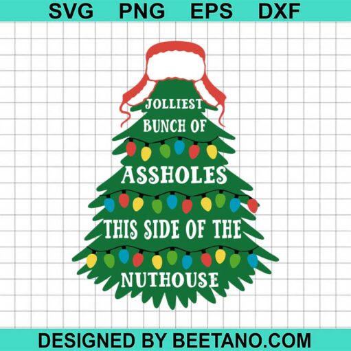 Jolliest bunch of christmas vacation SVG, Griswold christmas tree SVG