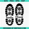 Santa Claus Shoe Marks Svg