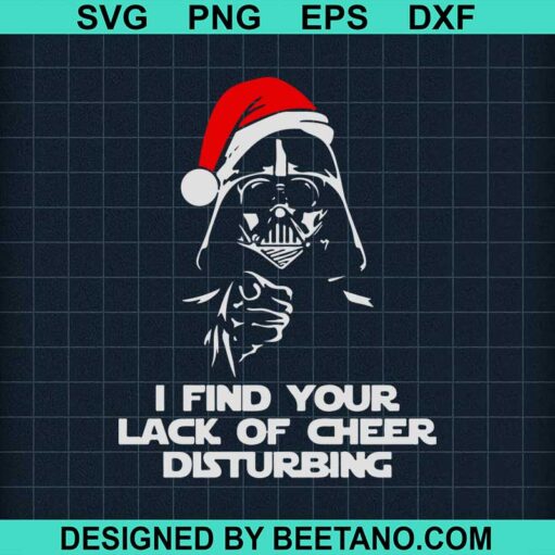 Darth vader christmas svg
