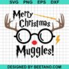 Merry Christmas Muggles Svg