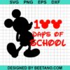 100 Days Of School Mickey Svg