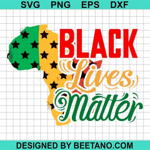 Black Lives Matter African Svg