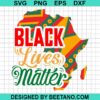 African American Black Lives Matter Svg
