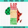 Black Woman Teacher Svg