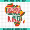 Educated Black King Svg
