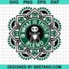 Jack Skellington Starbuck Coffee Mandala Logo Svg