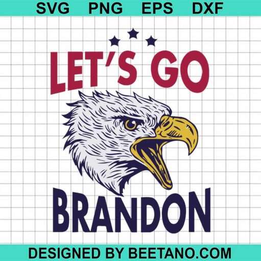 Let's go brandon american Eagle SVG