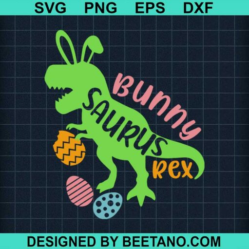 Bunny Saurus Easter Egg Svg