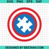 Captian America Shield Autism Svg