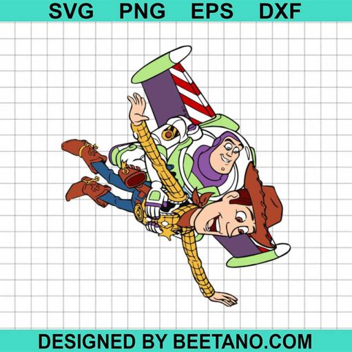 Buzz lightyear and woody SVG