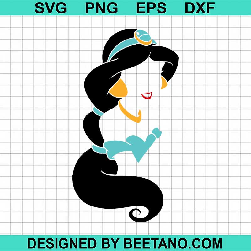 Jasmine princess aladdin SVG, Disney princess SVG, Aladdin SVG