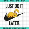 Just Do It Pikachu Svg