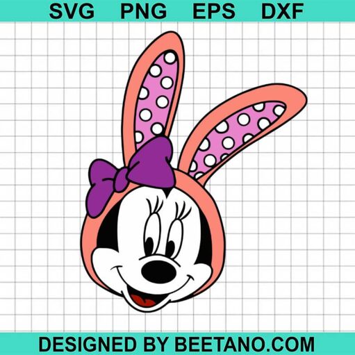 Mickey bunny face SVG