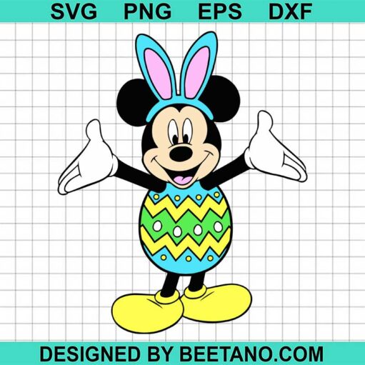Mickey Disney Easter Egg Svg