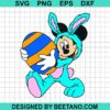 Mickey Hug Easter Egg Svg
