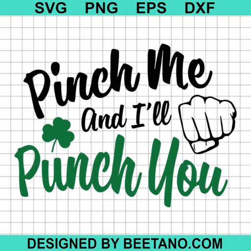 Pinch me and i'll punch you SVG