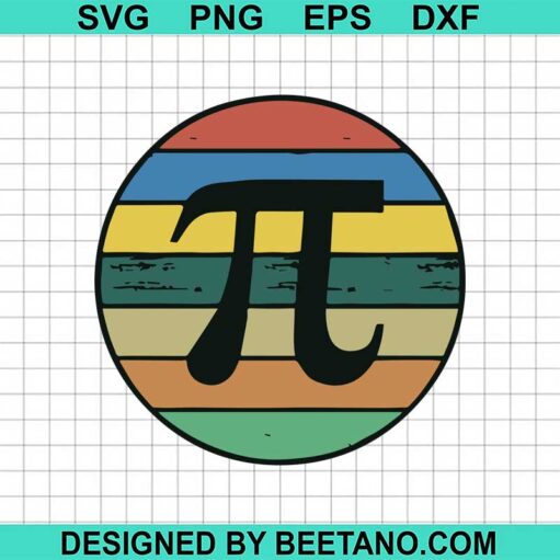 Pi Vintage Svg