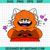 Turning Red Heart Svg