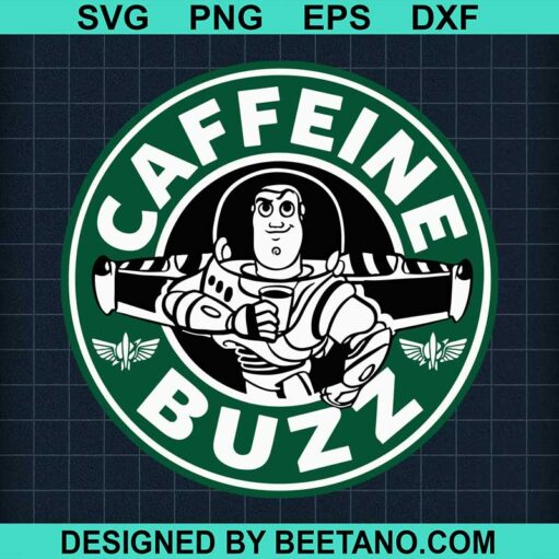 Buzz lightyear starbuck coffee SVG