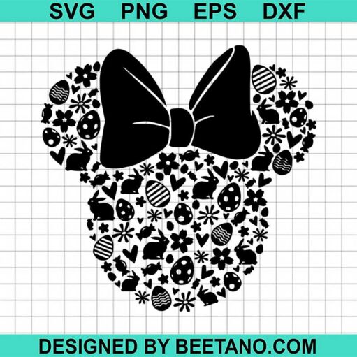 Mickey Mouse Easter Svg