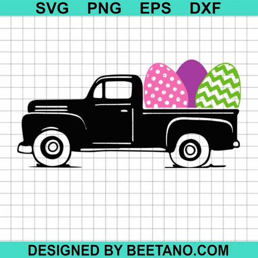 Easter Egg on truck SVG