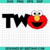 Elmo Sesame Street Two Svg