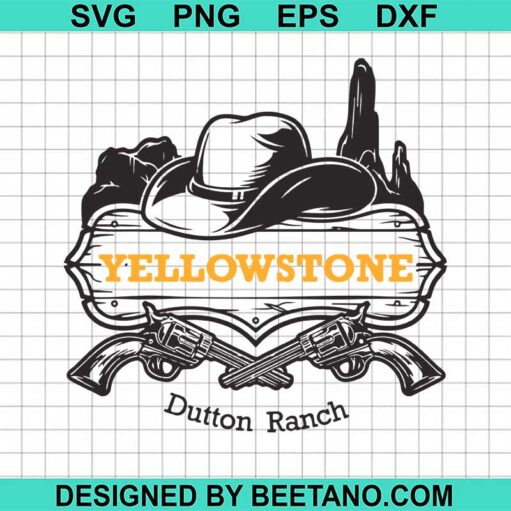 Yellowstone movie SVG, Yellowstone SVG