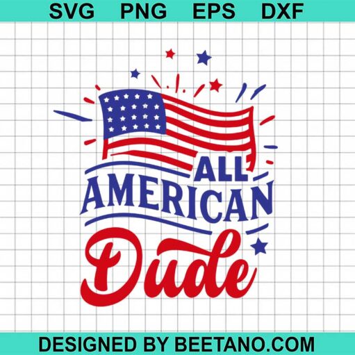All American Dude Svg