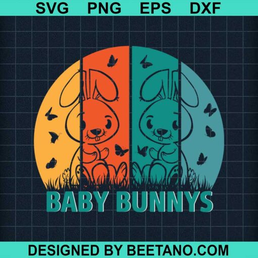 Baby bunnys SVG