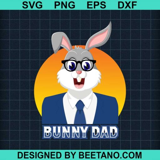 Bunny dad SVG