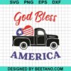 God Bless America Svg