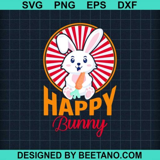 Happy bunny SVG
