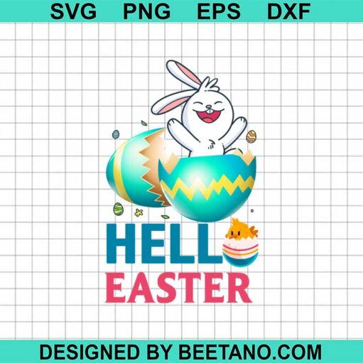 Hello easter SVG
