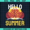 Hello Summer Svg