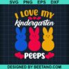 I Love My Kindergarten Svg