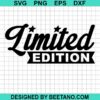 Limited Edition Svg