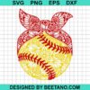 Softball Mandala Svg