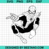 Spiderman Silhouette Svg